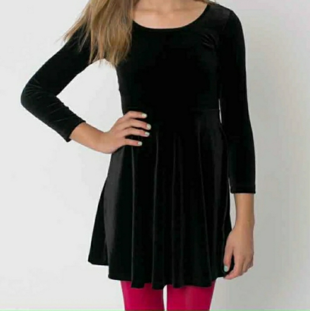 American Apparel velvet dress